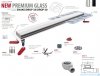 Wiper New Premium White Glass Odpływ liniowy z kołnierzem 80 cm syfon drop 35 poler 500.0381.01.080